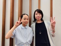 ミュージックライブ2024ふきのとうホール出演した生徒さんと♪