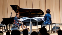 ミュージックライブ2024ふきのとうホール演奏曲「絆丿奇跡」お母さんとのアンサンブルです♪