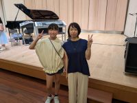 ミュージックライブ2025年9月31日ふきのとうホール♪母娘演奏ワンピースより「ウィーアー！」を演奏しました♪