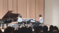 ふきのとうホールMusic Live 2026曲名「カーテンコール」母娘で楽しく息の合った演奏をしました♪